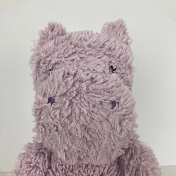 Jellycat Bashful Lilac Purple Hippo Stuffed Animal 12” Plush Soft Cuddle Toy - Picture 2 of 9